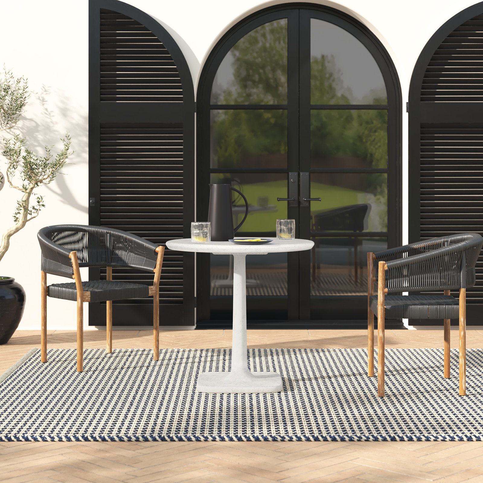 Celandine 31" Patio Bistro Table