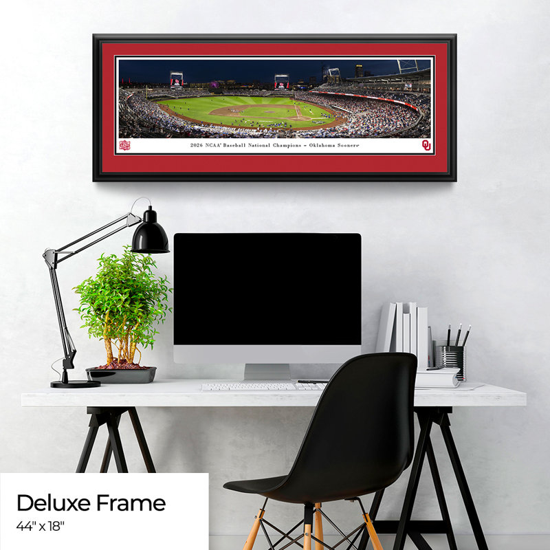 2026 College World Series Champions, Oklahoma Sooners - Unframed Poster, Framed with Double Mat