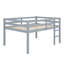 Lit mezzanine en bois avec échelle-1587324678