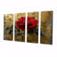 Aranza - rose, art mural 4 pièces-106155846