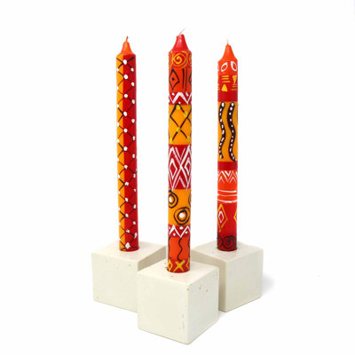 Unscented Taper Candle