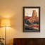 «Layered Rock Formation in Earth Tones», art mural sur toile de style collage-133061736