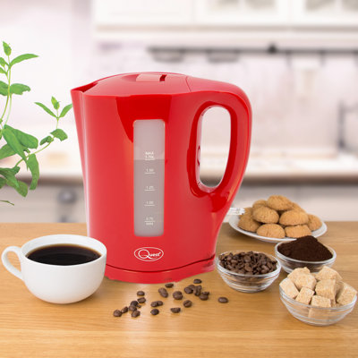 Quest 1.7L Plastic Electric Tea Kettle