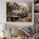 Impression sur toile Pickup Truck Atmosp sphérique Impressionism II