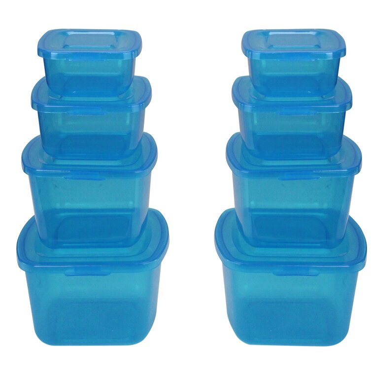 Prep & Savour Nesting Food Storage Containers with Attached Lids