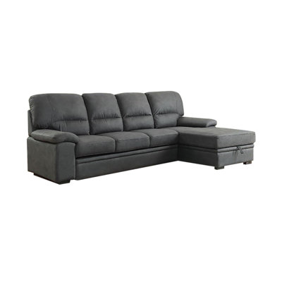Upholstered L-Shaped Sectional Right Hand Facing