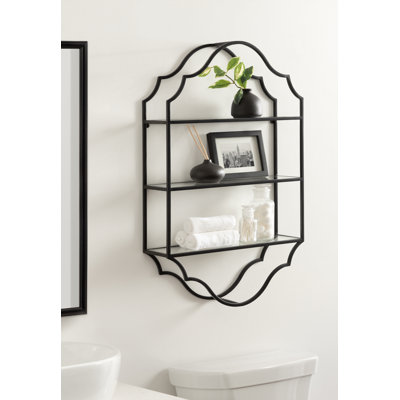 Leanna Ornate Tiered Wall Storage Shelf