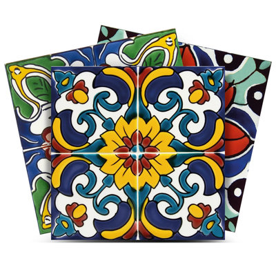 4'' W x 4'' L Vinyl Peel and Stick Mosaic Tile