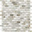 Marble Collection 12" x 12" Polished Natural Stone Accent Tile in Panaro Blend-943131291