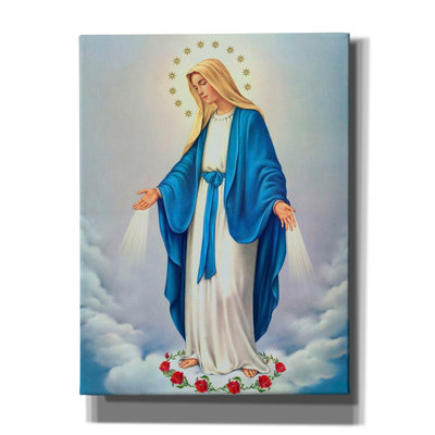 «Epic Graffiti Immaculée Conception 2» par Art Licensing Studio, art mural sur toile, 12 po x 16 po