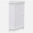 White Bathroom Cabinet Triangle Corner Storage Cabinet with Adjustable Shelf Modern Style MDF Board (Old SKU:WF291477AAK)-6063959