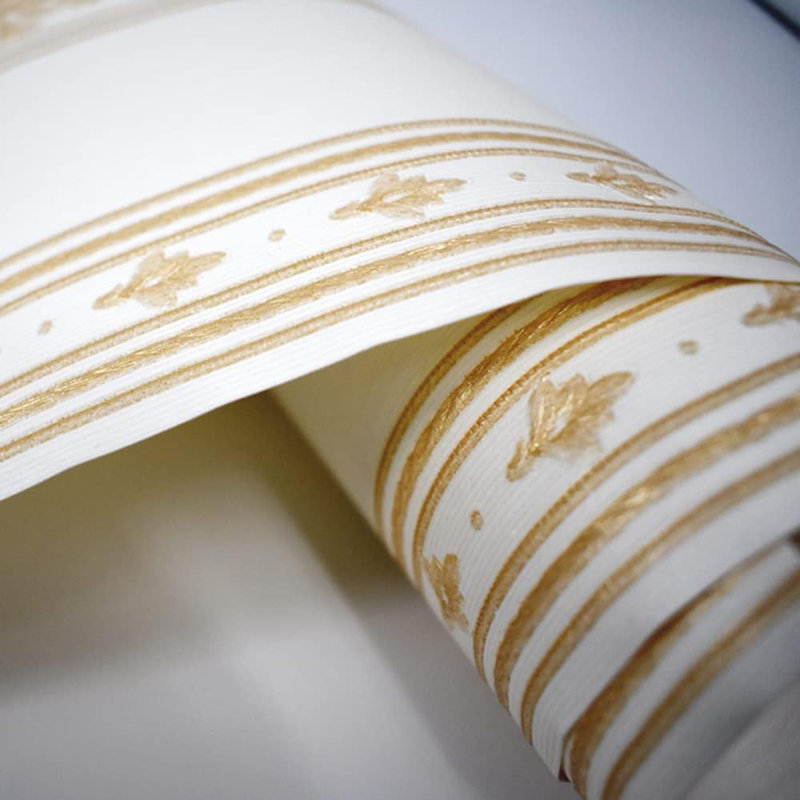 Rouleau de papier peint damassé 3D non tissé - Design européen moderne texturé pour le salon, la chambre à coucher et le bureau