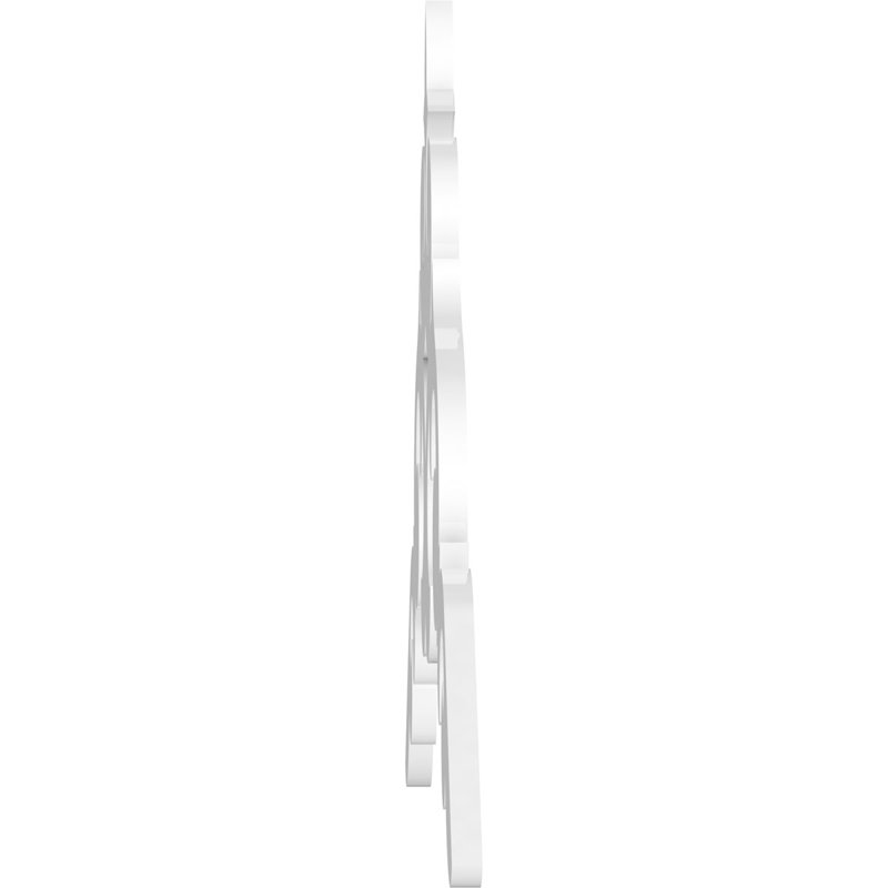 Kendall Architectural Grade PVC Gable, 30" H x 72" W x 1" D, 10/12
