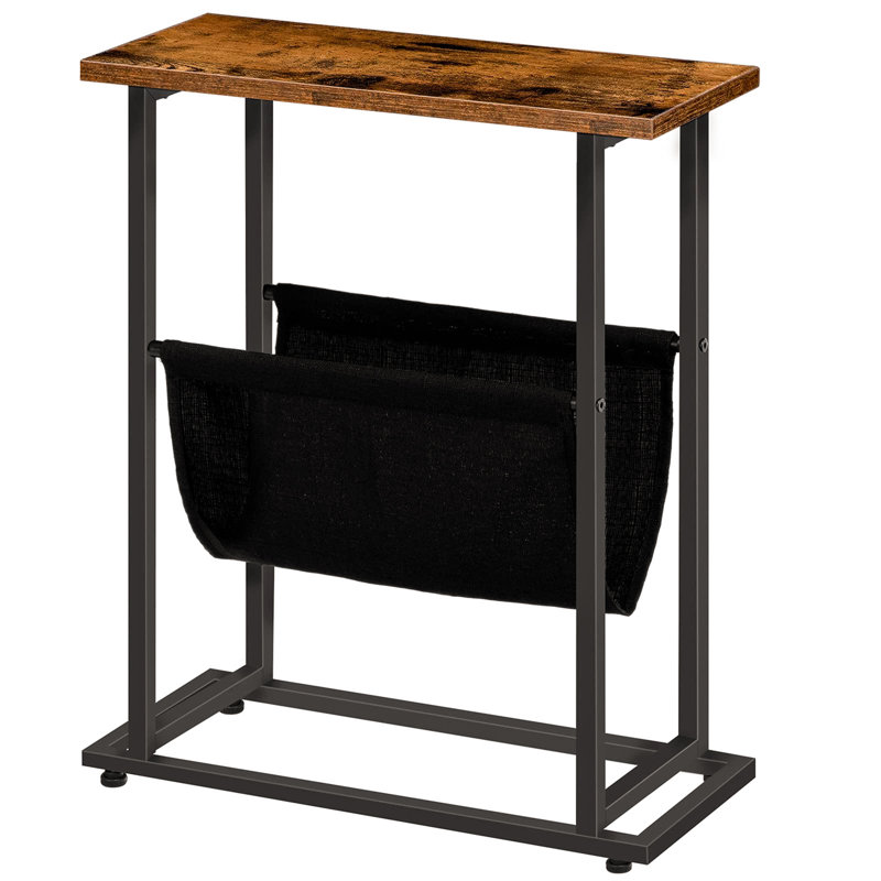 Cannan 45cm W Iron Bedside Table