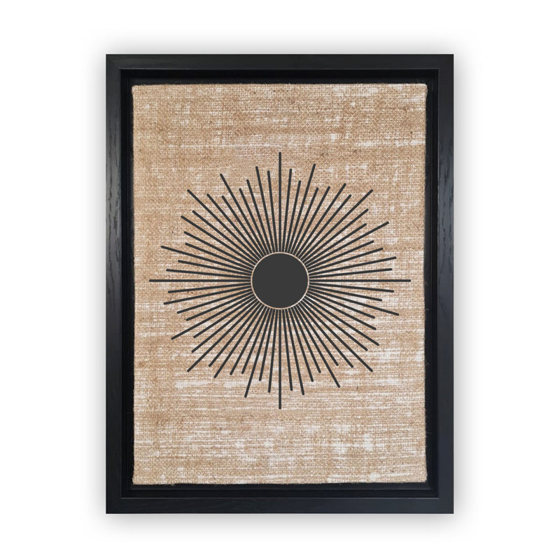 Decorative Canvas Painting, 26" H x 18.1" W, Black