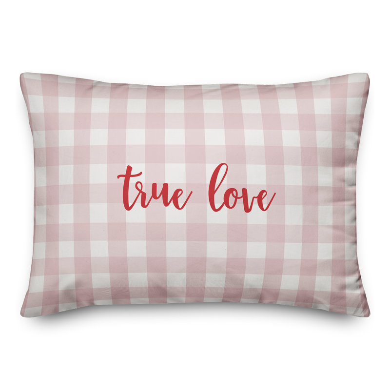  Coussin True Love, Rouge / rose