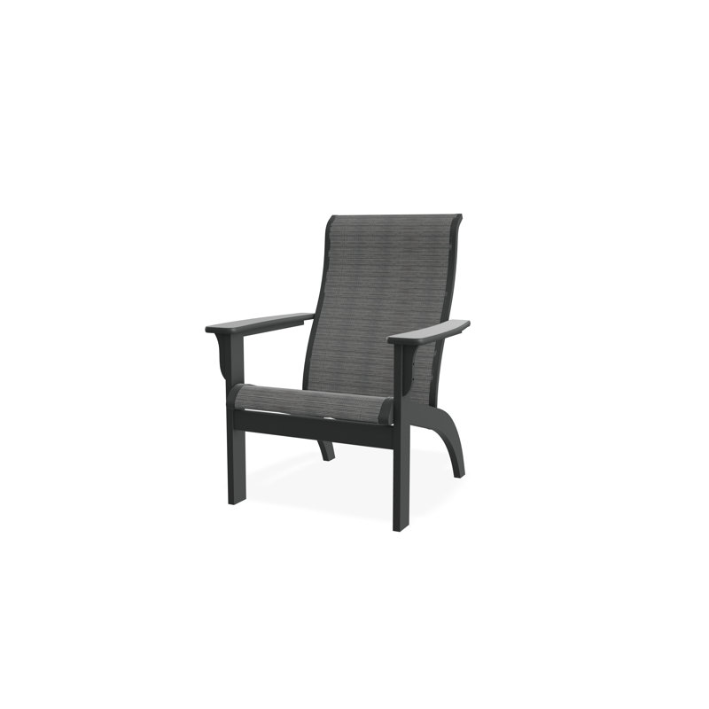 Chaise Adirondack en polymère de qualité marine, Graphite, Destiny Steel