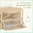 Carlaya Small Animal Cage,wood-1455656131
