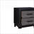 Soluto Urban Farmhouse 2-Drawer Rustic Gray Nightstand