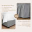 Housse de sommier extensible en tricot jersey extensible-101908373-101908376