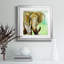 Painterly Elephant - reproduction d'art sur papier encadrée-1702407049-1702407054
