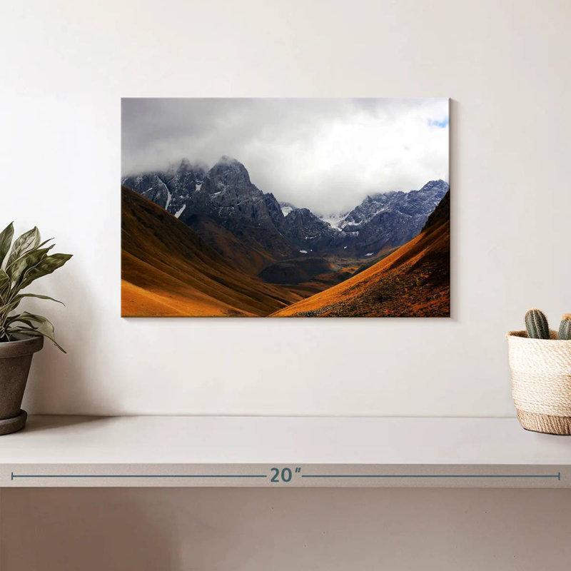 Paysage de montagne d'Alvord Alaskan, H 8 po x l 12 po