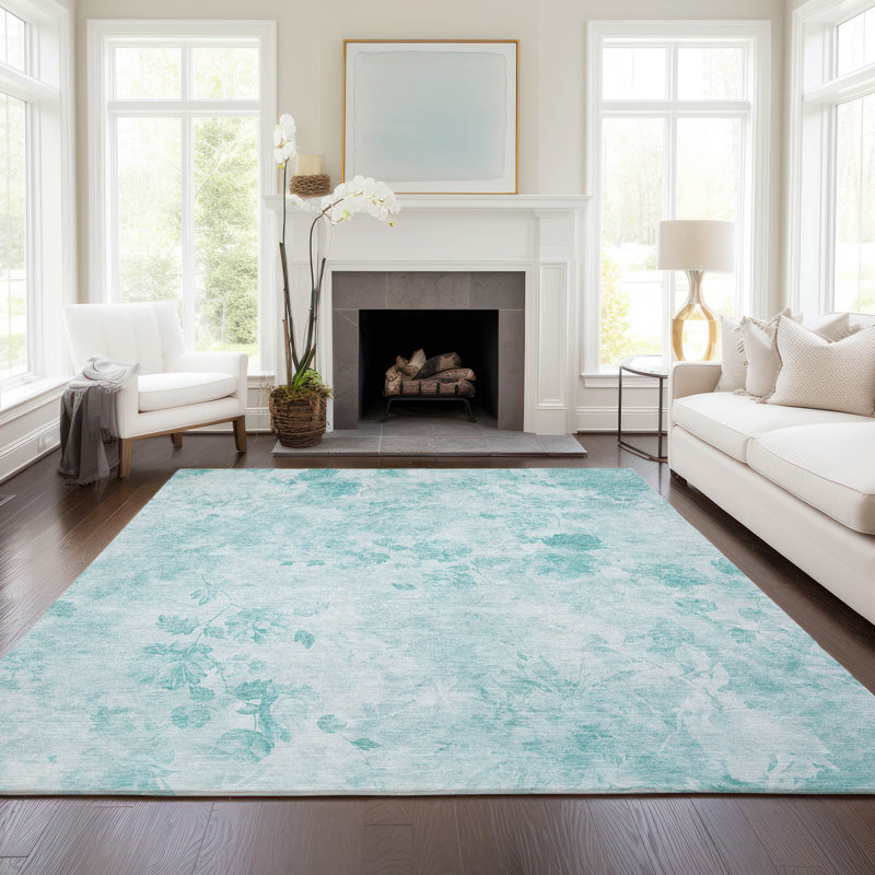 Tapis intérieur / extérieur Karsyn avec envers antidérapant, Rectangle 3 pi x 5 pi