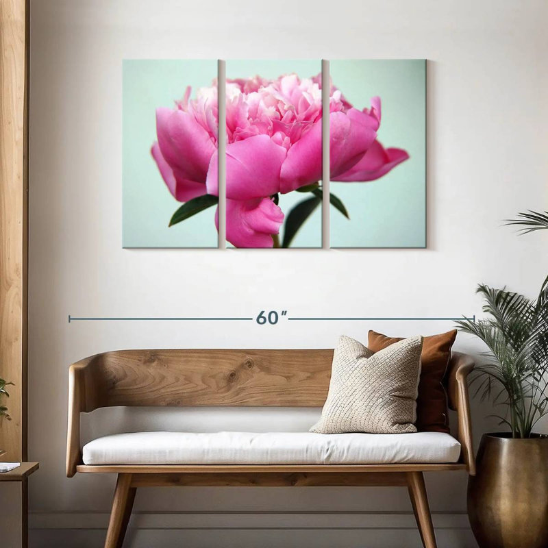 Fleur de pivoine Harnek, H 28 po x l 45 po