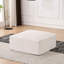 Canapé modulaire en forme de U de 113 po, 4 places, canapé-lit à 4 places, rembourré à compression, sans assemblage, mousse complète pour une retraite confortable en velours côtelé beige et blanc-1821335754