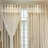 2Pcs Beige Double Layered Integrated Bedroom, Living Room, Bay Window, Blackout Curtain-1103937331