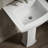 Archer 24" Rectangular Pedestal Bathroom Sink with Widespread Faucet Holes-2577030-3639118