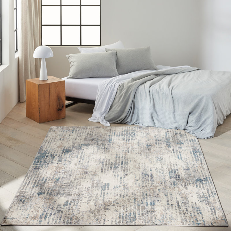 Abstract Indoor / Outdoor Rug, Rectangle 5'3" x 7'3"
