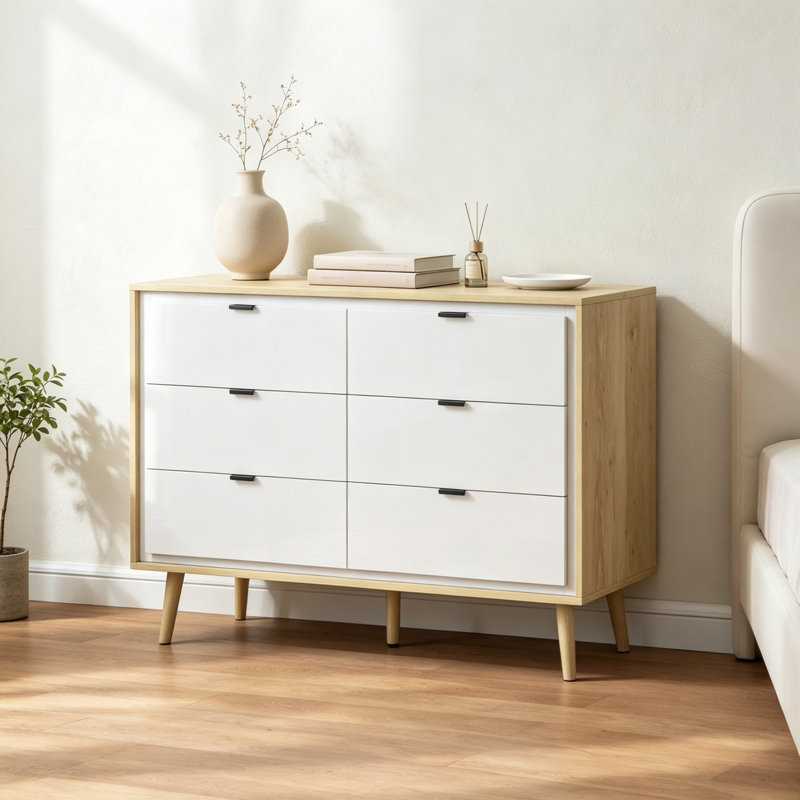 110 cm W Chest of 6 Drawers
