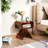 Betzabet Acrylic Side Table, Bedside Table Nightstand-907859214