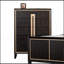 Mobilier de chambre à coucher style contemporain 5 pièces