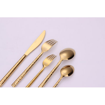 Mercer41 Maung Stainless Steel Flatware Set - Service for 4