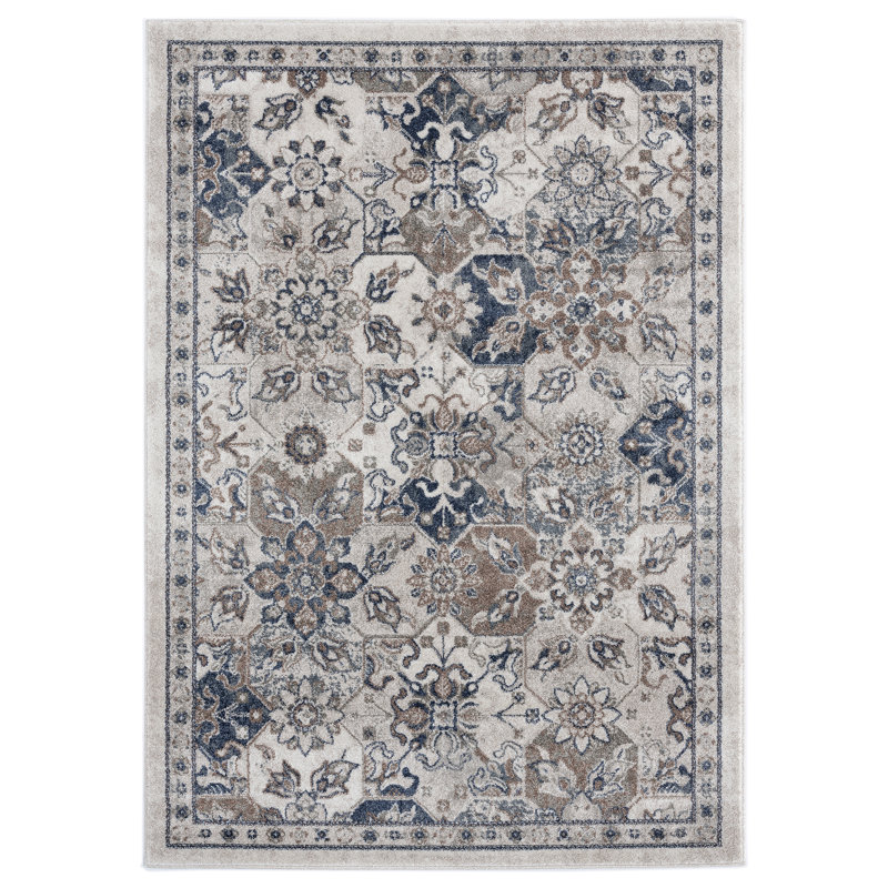 Taba Floral Indoor Rug, Rectangle 5' x 7'