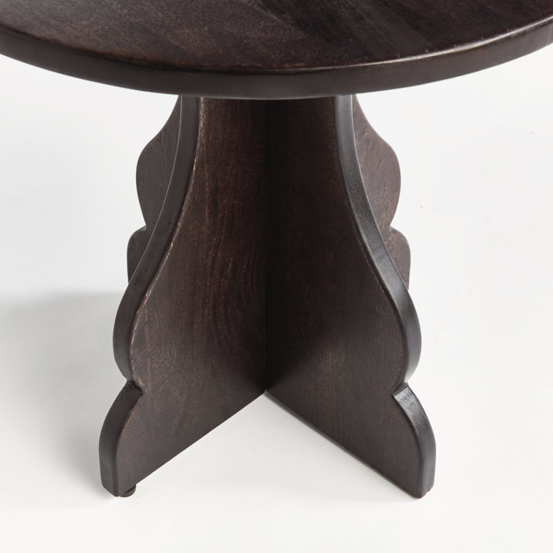 Table d'appoint Abrielle, Brun-noir
