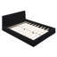 Grand lit plateforme tapissier