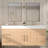 59" Wall-Mounted Double Bathroom Vanity Set-98420107