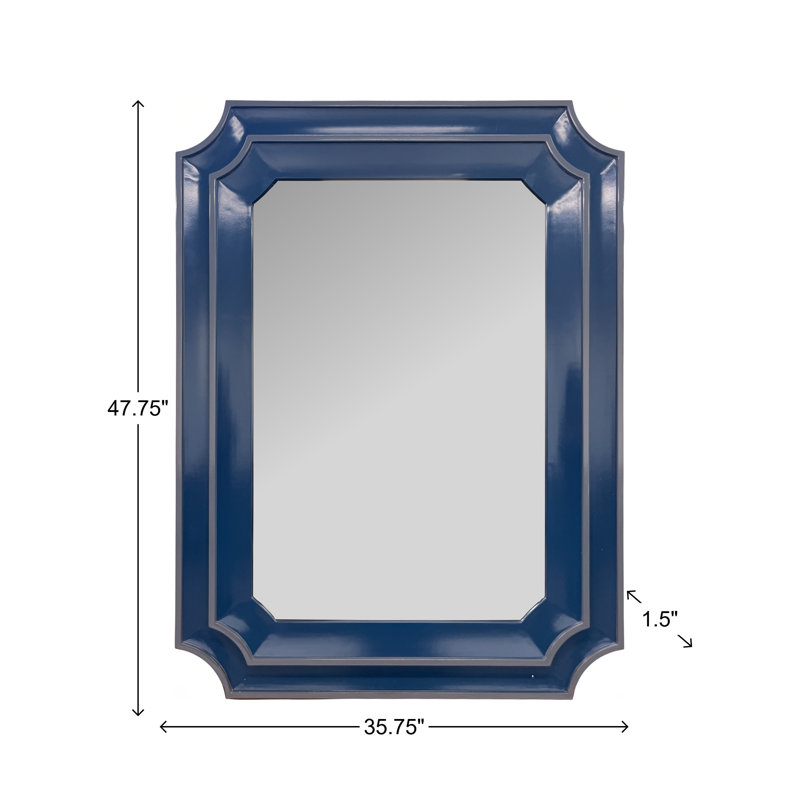 Dante Accent Mirror, Navy
