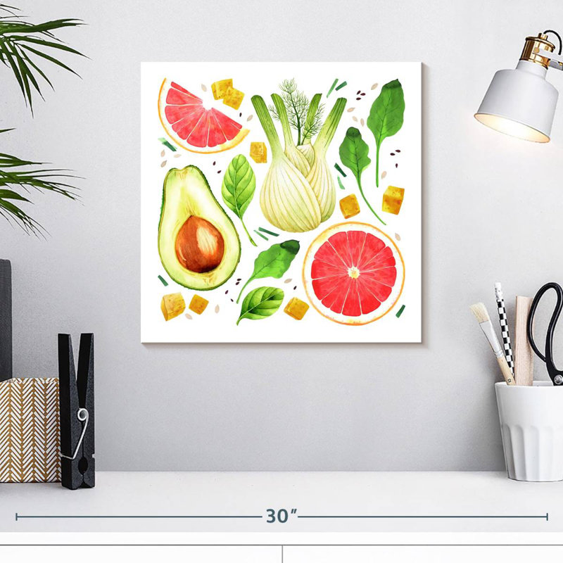 Yarlin Vegetables And Fruits, 16'' H x 16'' W