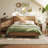 Deundre Ergonomic Metal Platform Bed-655980951-655980952