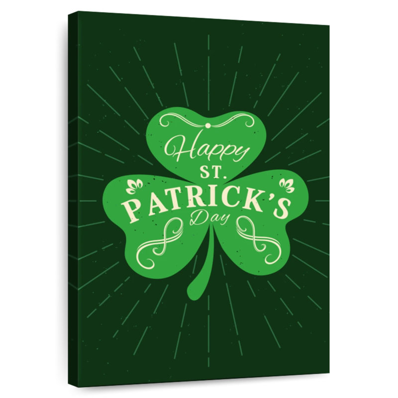 Lelend Happy St. Patrick's Day, H 24 po x l 16 po