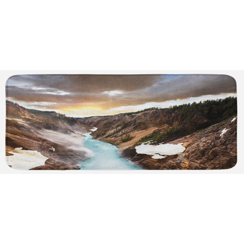 Tapis de cuisine yellowstone