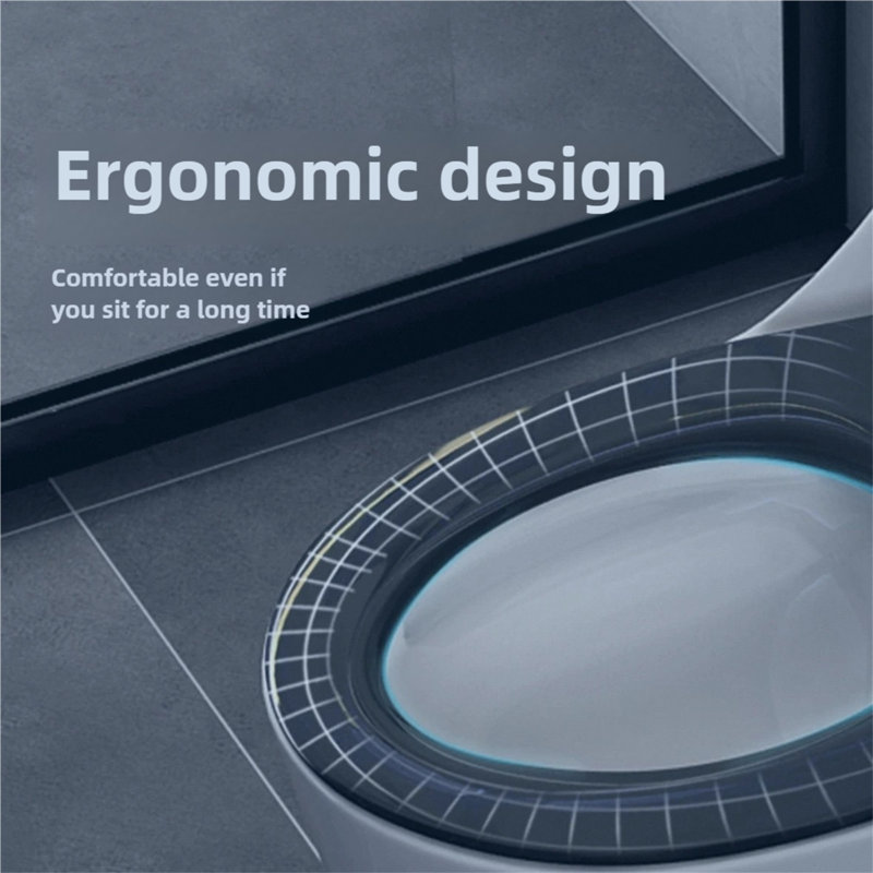 1.58 Gallons Gpf Elongated Silent And Anti-Odor Toilets (Seat Included)