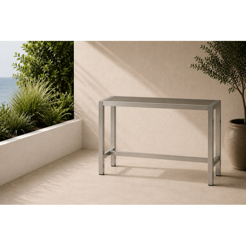 Betty Pub Table, Gray/Silver