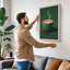 Coffee Comfort Minimalist - Wrapped Canvas-131764396-131764397
