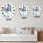 Iridiscent Butterfly - Horloge murale traditionnelle-60327121