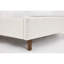 Tête de lit pour lit très haut de 54 po avec revêtement texturé confortable - Fabrication en métal pour la chambre à coucher, sommier requis, vitrines faciles à assembler